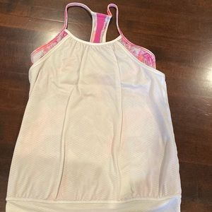 ivivva built in bra tank top